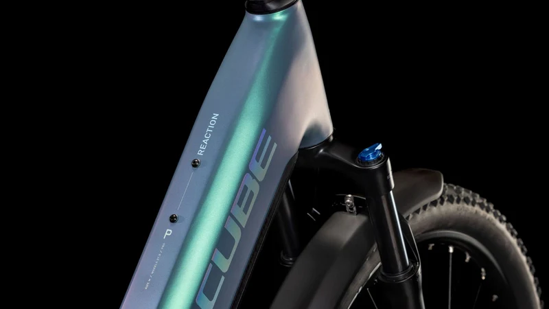 Cube Reaction Hybrid Pro Allroad 800 Wh E-Bike Hardtail Easy Entry 27,5" smaragdgrey´n´prism