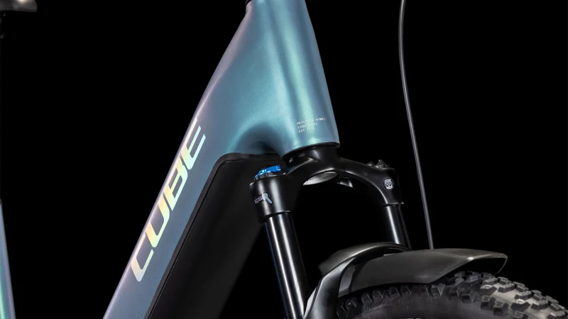 Cube Reaction Hybrid Pro Allroad 800 Wh E-Bike Hardtail Easy Entry 27,5" smaragdgrey´n´prism