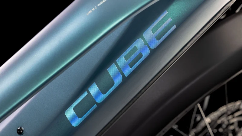 Cube Reaction Hybrid Pro Allroad 800 Wh E-Bike Hardtail Trapeze smaragdgrey´n´prism