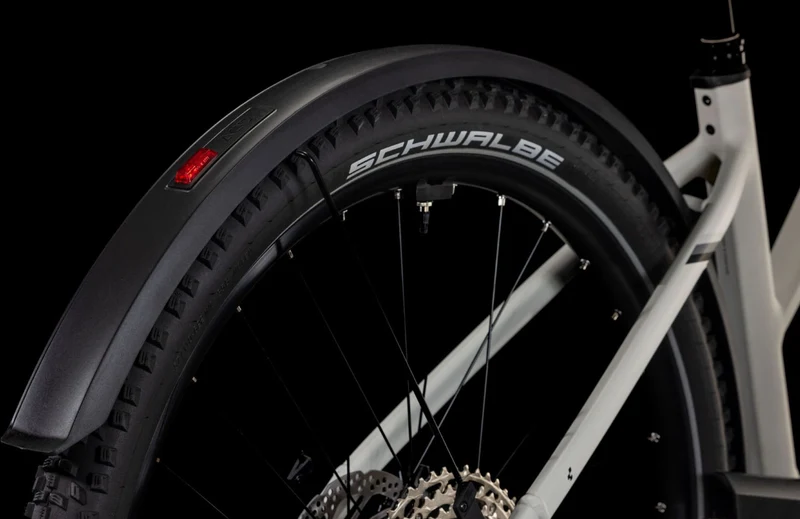 Cube Nuride Hybrid EXC Allroad 800 Wh E-Bike Trapeze 28" cotton´n´silver
