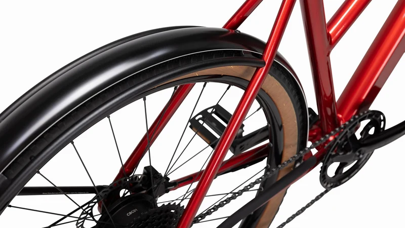Coboc Merano TPZ 360 Wh E-Bike Trapez 27,5" district red, gloss