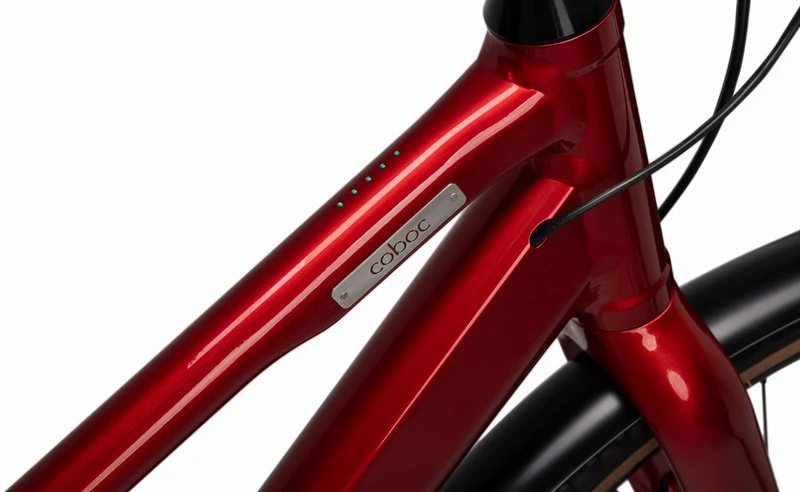 Coboc Merano TPZ 360 Wh E-Bike Trapez 27,5" district red, gloss