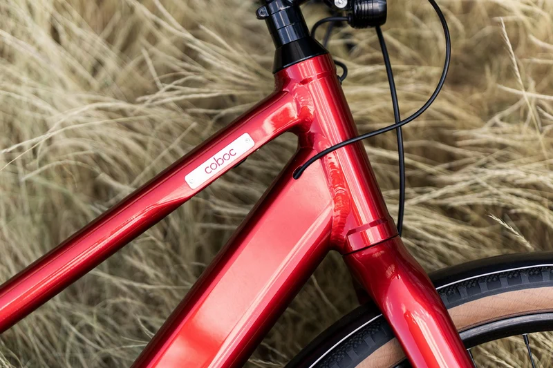 Coboc Merano TPZ 360 Wh E-Bike Trapez 27,5" district red, gloss