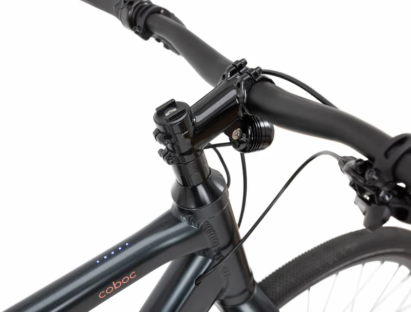 Coboc Sydney 360 Wh E-Bike Diamant 28" emerald grey, matt
