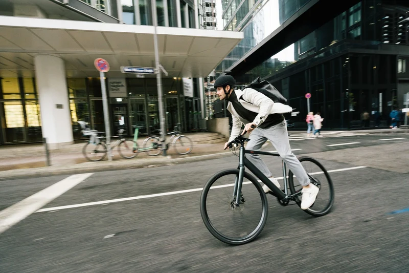 Coboc Sydney 360 Wh E-Bike Diamant 28" emerald grey, matt