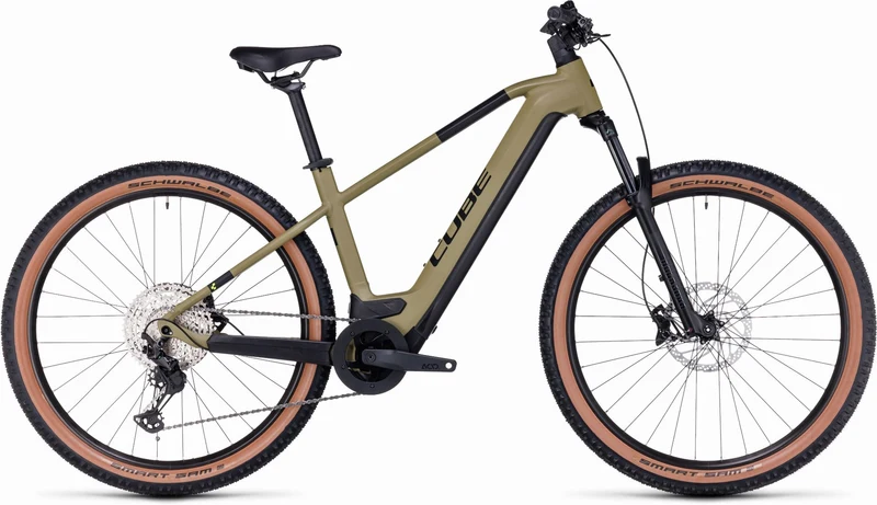 Cube Reaction Hybrid Race 625 Wh E-Bike Hardtail Diamant olive´n´green