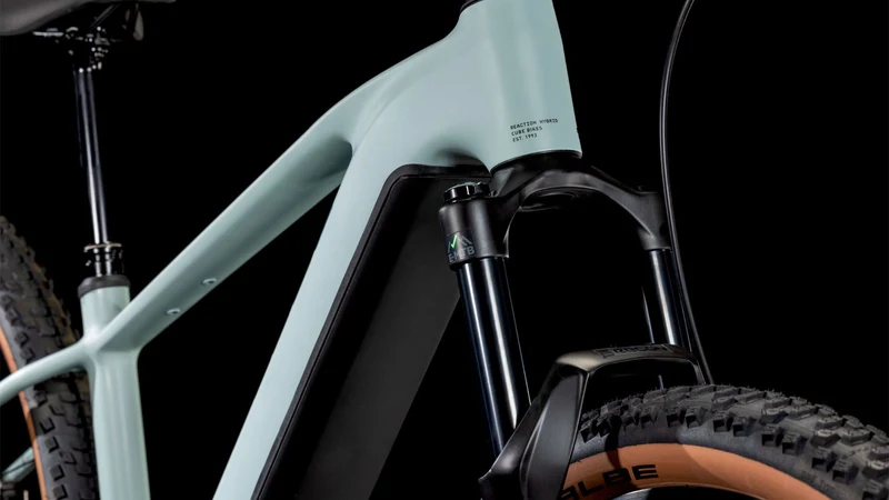 Cube Reaction Hybrid Race 800 Wh E-Bike Hardtail Diamant desertgreen´n´prism