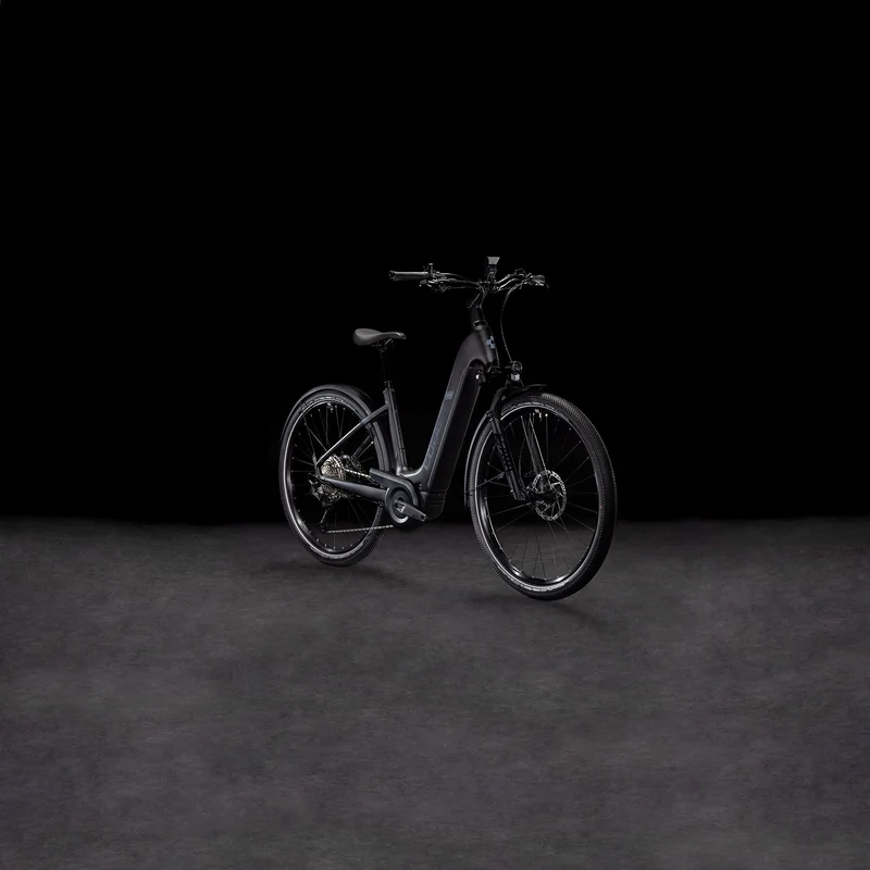 Cube Nuride Hybrid SLX Allroad 800 Wh E-Bike Easy Entry 28" black´n´reflect