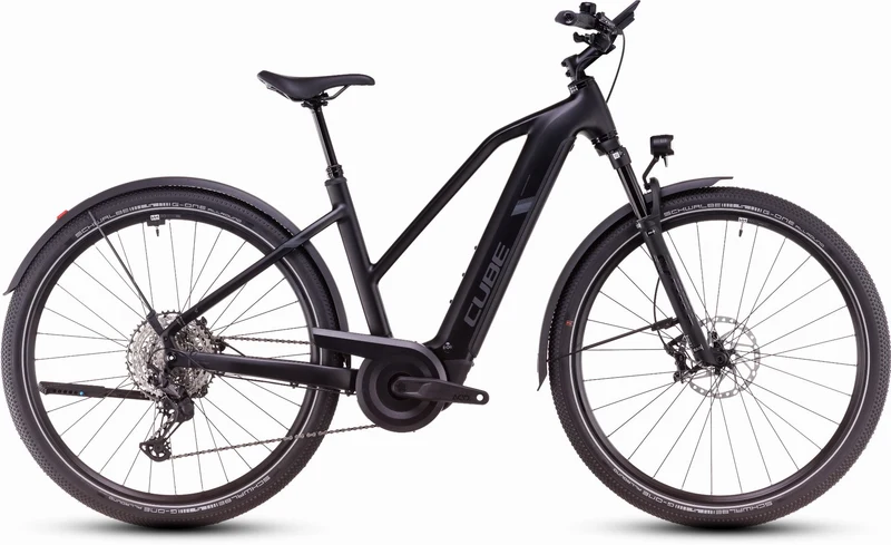 Cube Nuride Hybrid SLX Allroad 800 Wh E-Bike Trapeze 28" black´n´reflect