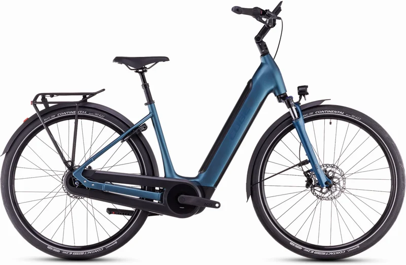 Cube Supreme RT Hybrid Comfort EXC 625 Wh E-Bike Easy Entry blue´n´black