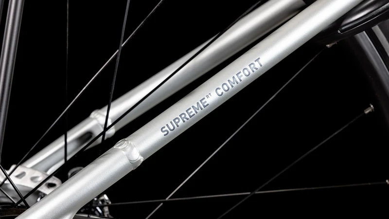 Cube Supreme RT Hybrid Comfort EXC 500 Wh E-Bike Easy Entry sleekgrey´n´lunar