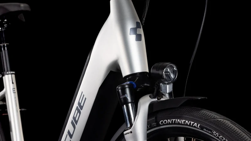 Cube Supreme RT Hybrid Comfort EXC 500 Wh E-Bike Easy Entry sleekgrey´n´lunar