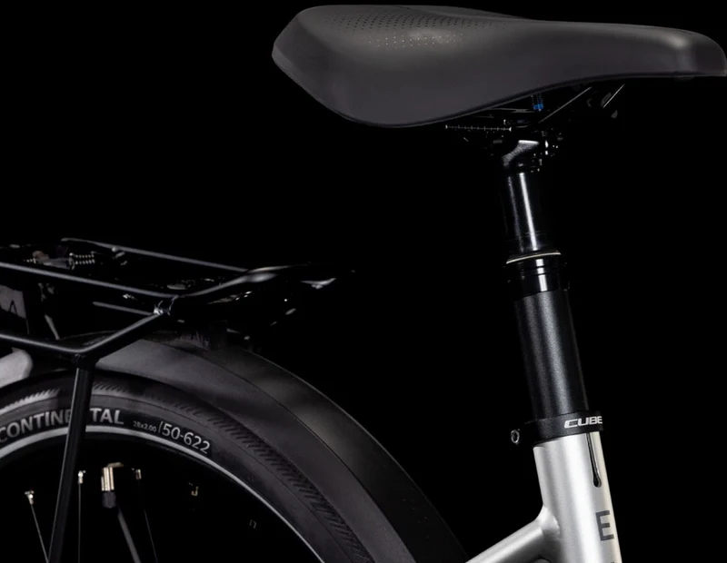 Cube Supreme RT Hybrid Comfort EXC 500 Wh E-Bike Easy Entry sleekgrey´n´lunar