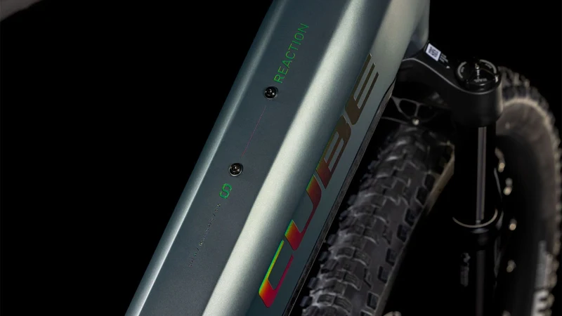Cube Reaction Hybrid SLX 800 Wh E-Bike Hardtail Easy Entry 27,5" sagebrushgreen´n´prism