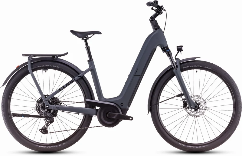 Cube Kathmandu Hybrid One 800 Wh E-Bike Easy Entry 28" shadowgrey´n´black