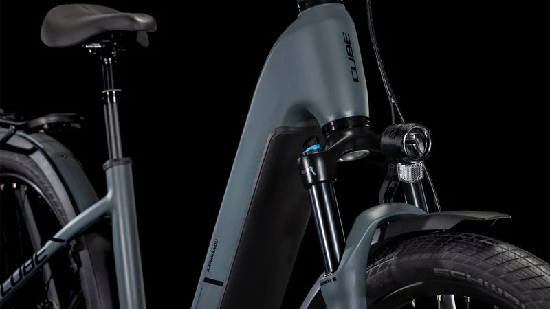 Cube Kathmandu Hybrid One 800 Wh E-Bike Easy Entry 28" shadowgrey´n´black