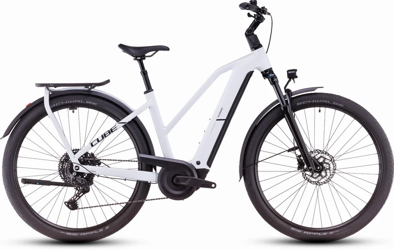 Cube Kathmandu Hybrid One 800 Wh E-Bike Trapeze 28" polarwhite´n´black