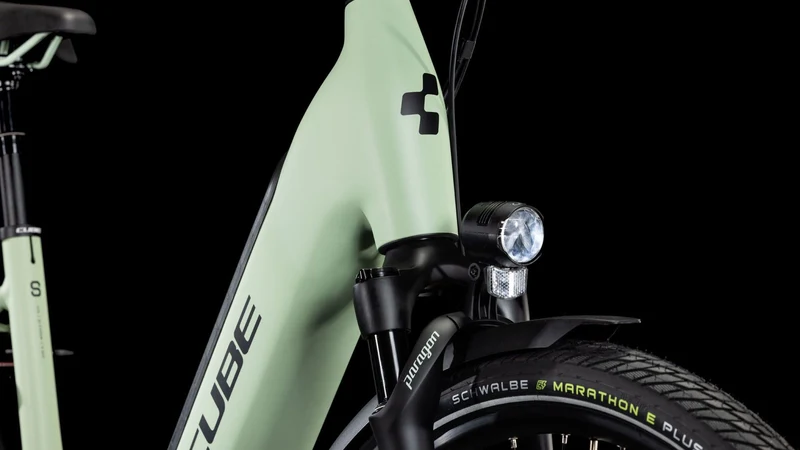 Cube Supreme Hybrid Comfort SLX 625 Wh E-Bike Easy Entry 28" aloegreen´n´black