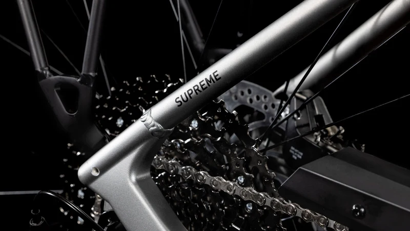 Cube Supreme Hybrid SLX 625 Wh E-Bike Easy Entry 28" grey´n´lunar