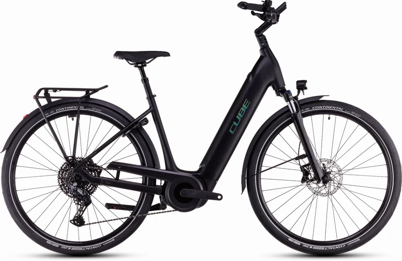 Cube Supreme Hybrid Pro 625 Wh E-Bike Easy Entry black´n´spectral
