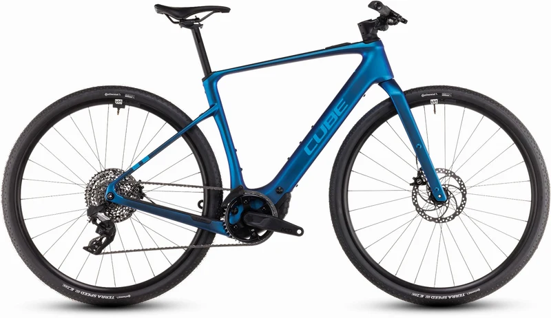 Cube Nulane Hybrid C:62 SLX 400X Wh E-Bike Diamant 28" nebula´n´blue