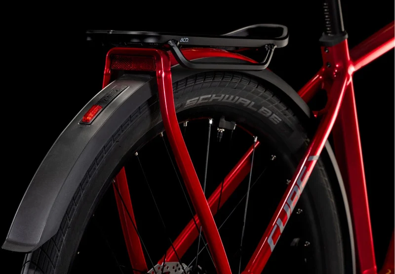 Cube Kathmandu Hybrid Comfort Pro 800 Wh E-Bike Diamant 28" electricred´n´red