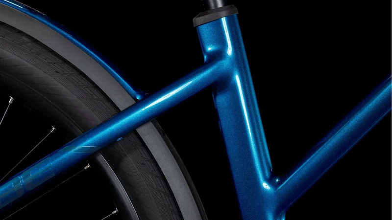 Cube Kathmandu Hybrid EX ABS 800 Wh E-Bike Trapeze 28" electricblue´n´chrome