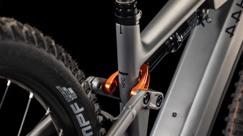 Cube Stereo Hybrid One44 HPC SLX 800 Wh E-Bike Fully slabgrey´n´orange