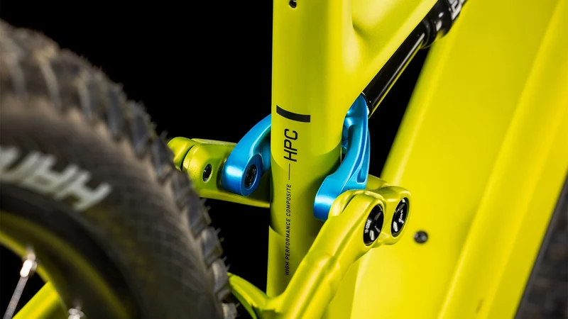 Cube Stereo Hybrid One44 HPC Race 800 Wh E-Bike Fully flashlime´n´blue