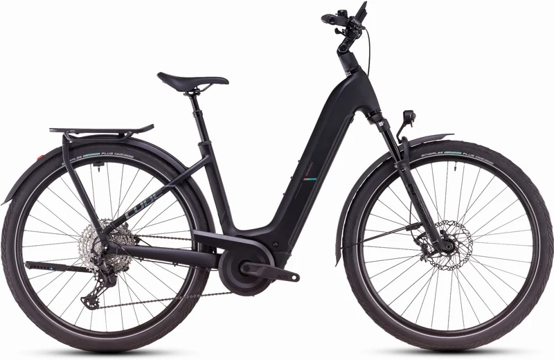 Cube Kathmandu Hybrid EXC 800 Wh E-Bike Easy Entry 28" black´n´prism