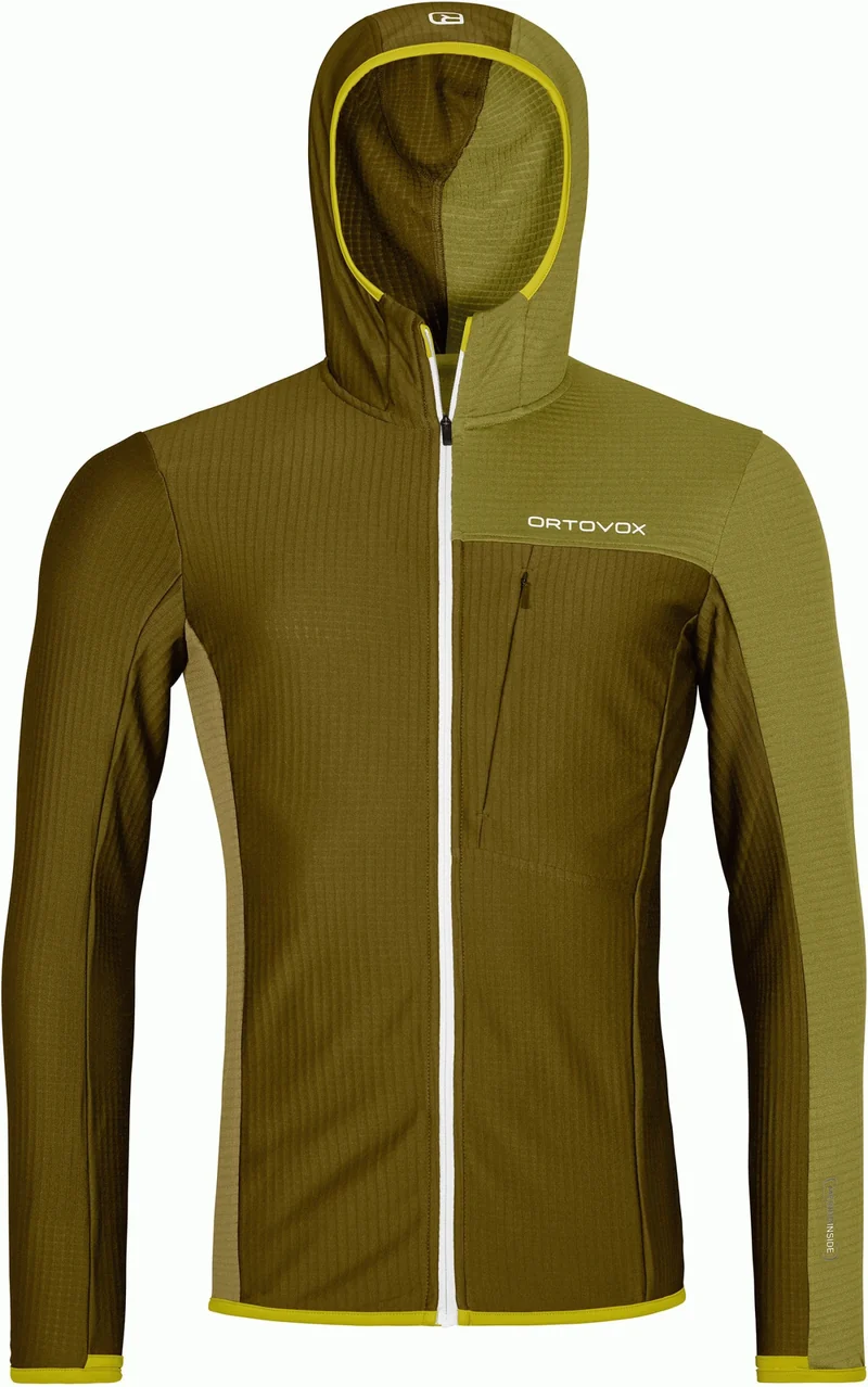 FLEECE LIGHT GRID HOODED JKT M
