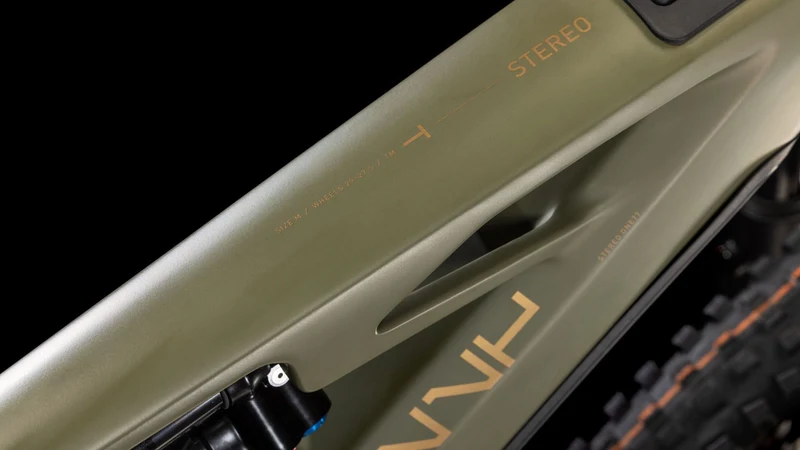 Cube Stereo Hybrid One77 HPC TM 800 Wh E-Bike Fully 29"/27,5" dustyolive´n´gold