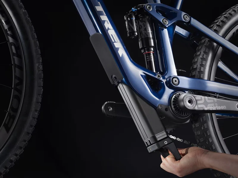 Trek Fuel EXe 9.8 GX AXS 360 Wh E-Bike Fully 29" mulsanne blue