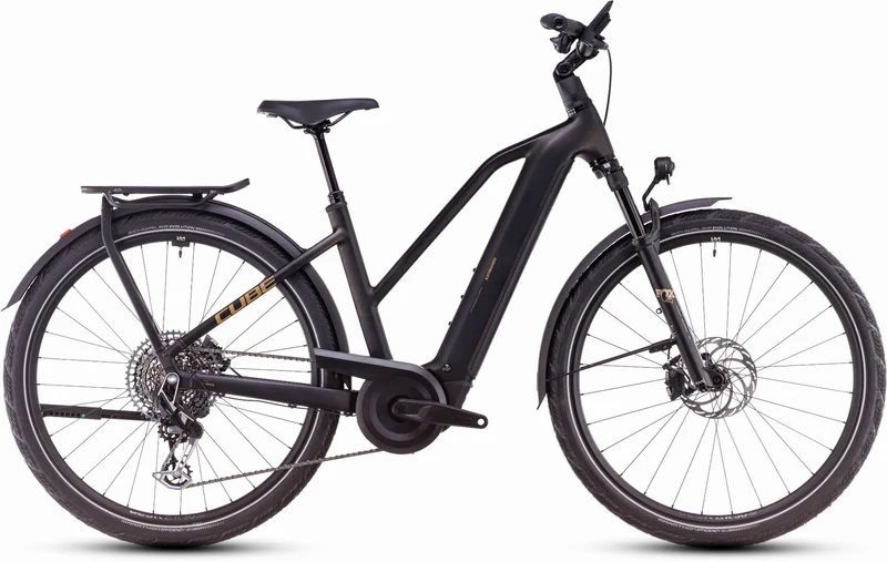 Cube Kathmandu Hybrid SLT 800 Wh E-Bike Trapeze 28" golddust´n´black