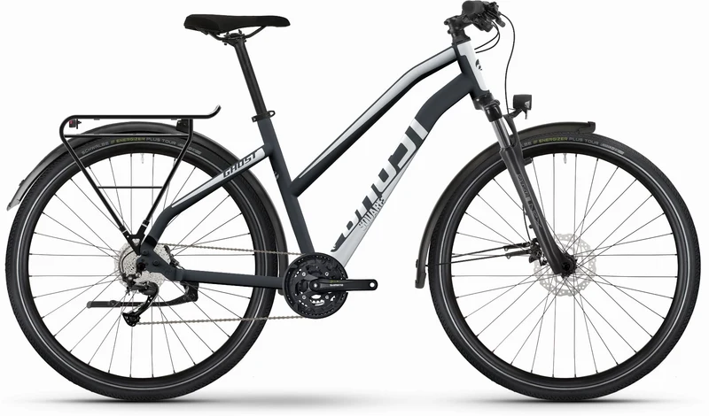 Ghost Square Trekking Essential Mid Trekkingrad Trapez 28" met. black/urban grey matt