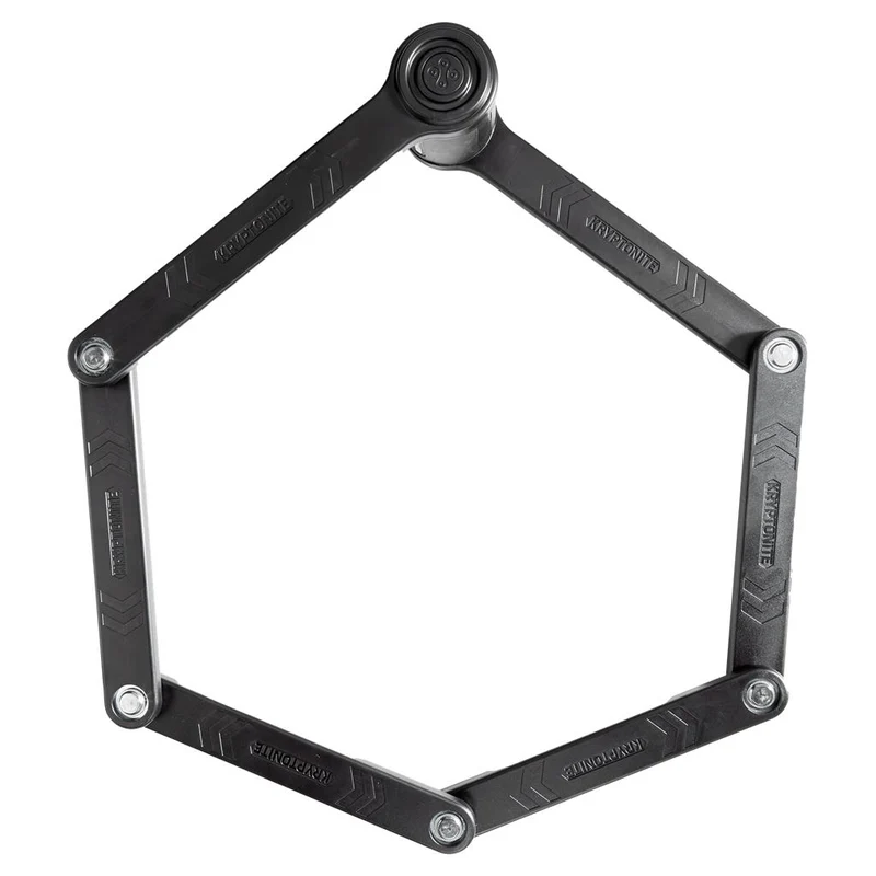 Kryptonite Länge 100cm,3mm Stahlgl., sw,2 Schlüssel Faltreifenschloss Kryptonite Keeper 510