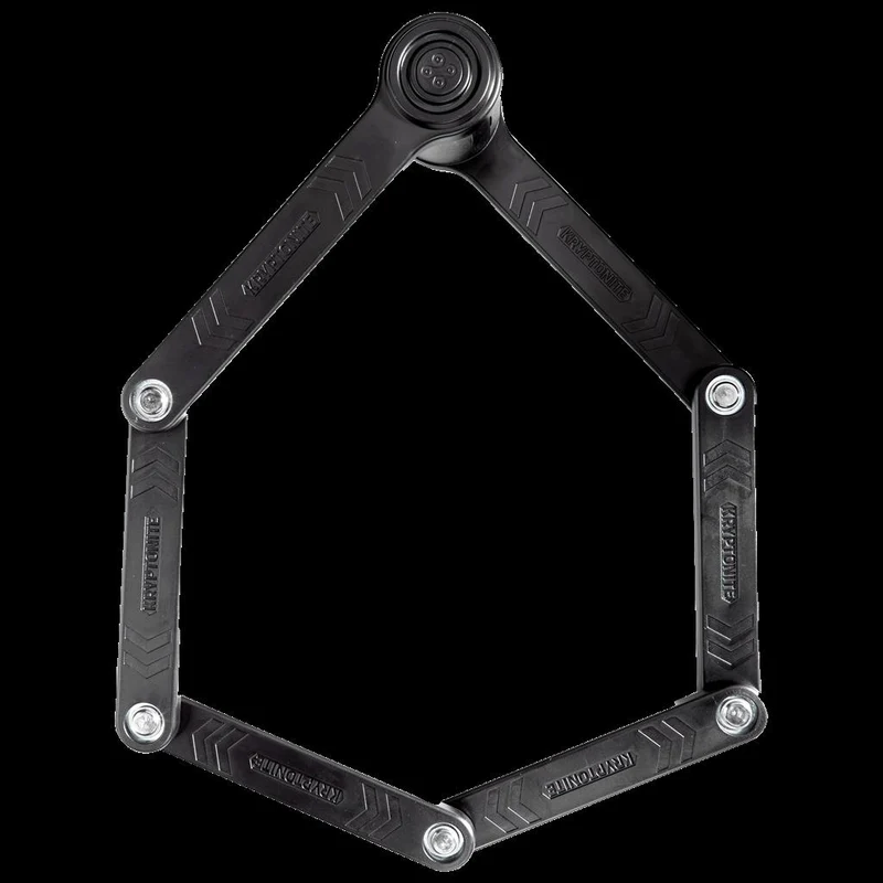 Kryptonite Länge 85cm,3mm Stahlgl., sw, 2 Schlüssel Faltreifenschloss Kryptonite Keeper 585