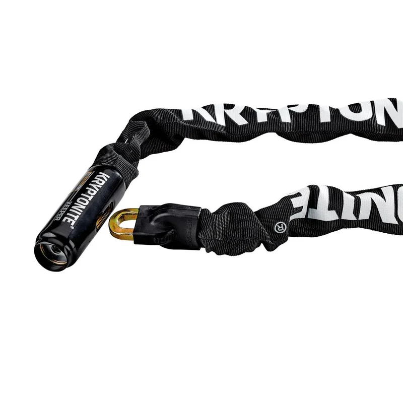 Kryptonite Länge 170cm,Ø7mm,schwarz,2 Schlüssel Kettenschloss Kryptonite Keeper 717