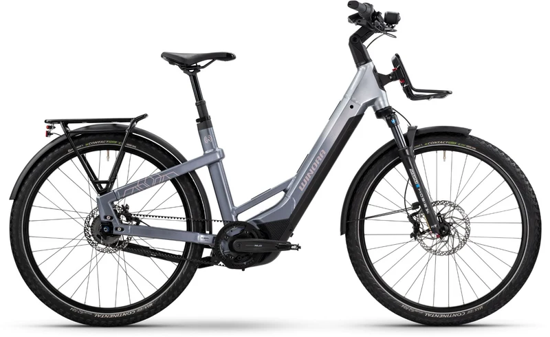 Winora Yakun R5 Pro 800 Wh E-Bike Wave 27,5" downtown/haze grey - gloss