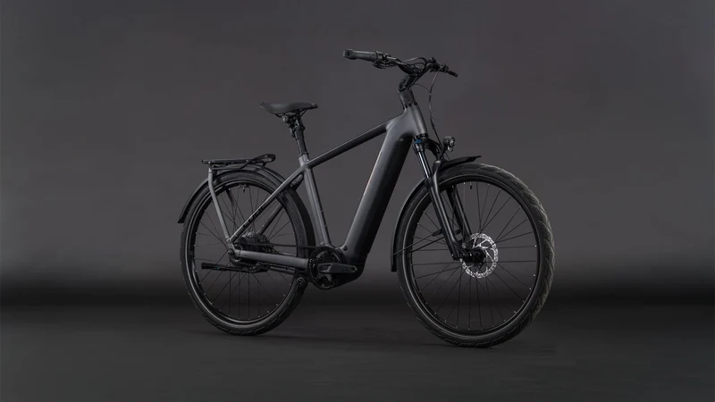 Cube Kathmandu Hybrid Comfort Pro 800 Wh E-Bike Diamant 28" slabgrey´n´black