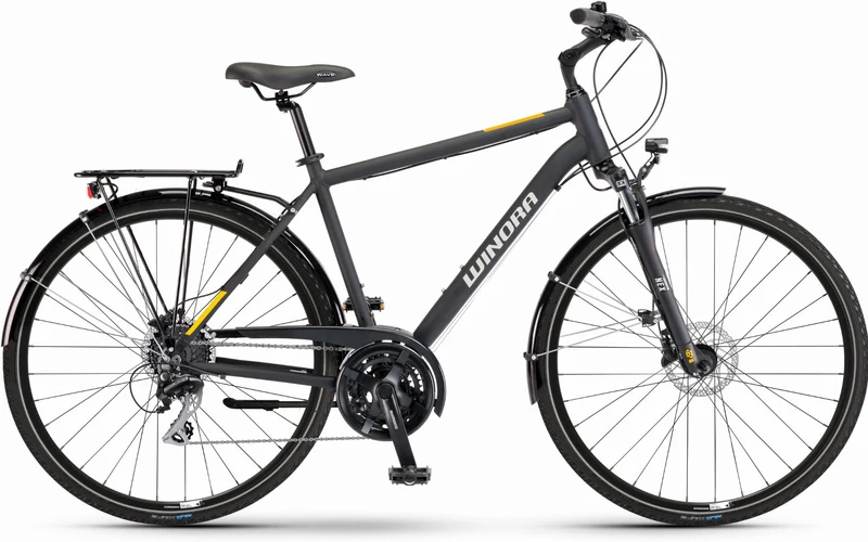 Winora Domingo 24 Trekkingrad Diamant 28" black matte