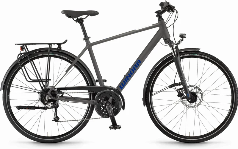 Winora Domingo 27 Trekkingrad Diamant 28" microchip grey matt