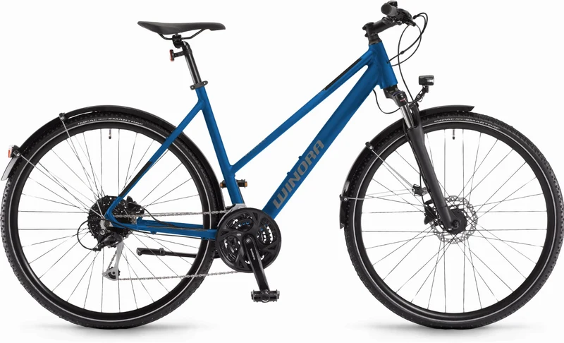 Winora Domingo 27 Sport Trekkingrad Trapez 28" infinity blue matte