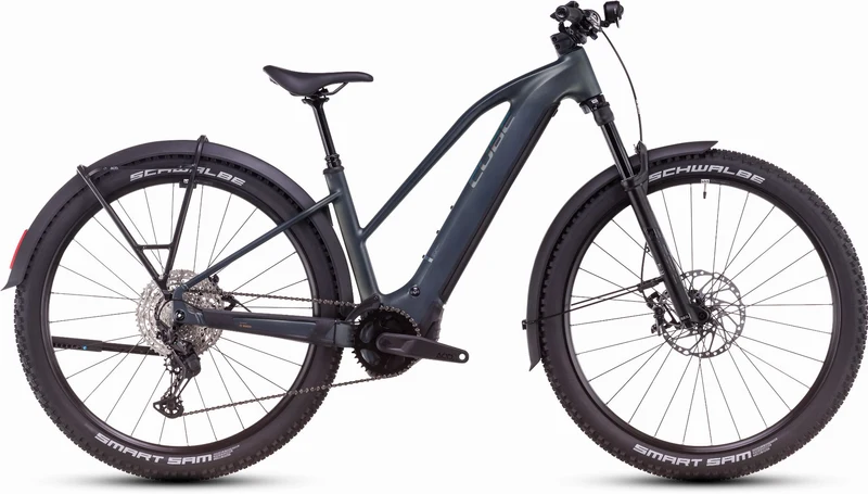 Cube Reaction Hybrid SLX Allroad 800 Wh E-Bike Hardtail Trapeze sagebrushgreen´n´prism