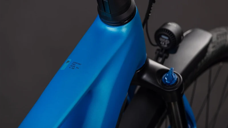 Cube Kathmandu Hybrid Comfort Pro 800 Wh E-Bike Diamant 28" azure´n´black