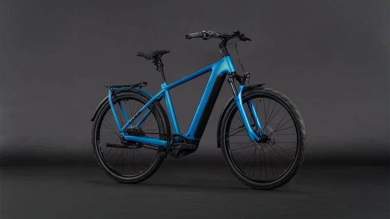 Cube Kathmandu Hybrid Comfort Pro 800 Wh E-Bike Diamant 28" azure´n´black