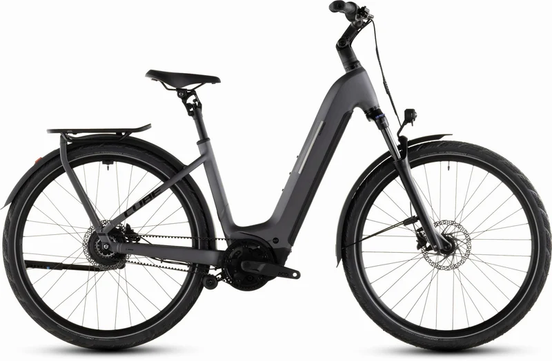 Cube Kathmandu Hybrid Comfort Pro 800 Wh E-Bike Easy Entry 28" slabgrey´n´black