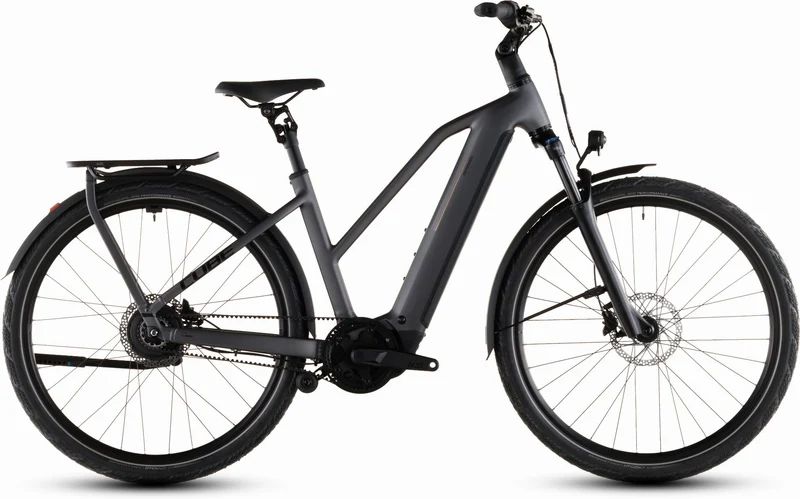 Cube Kathmandu Hybrid Comfort Pro 800 Wh E-Bike Trapeze 28" slabgrey´n´black