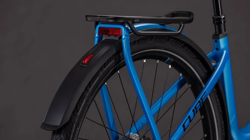 Cube Kathmandu Hybrid Comfort Pro 800 Wh E-Bike Easy Entry 28" azure´n´black