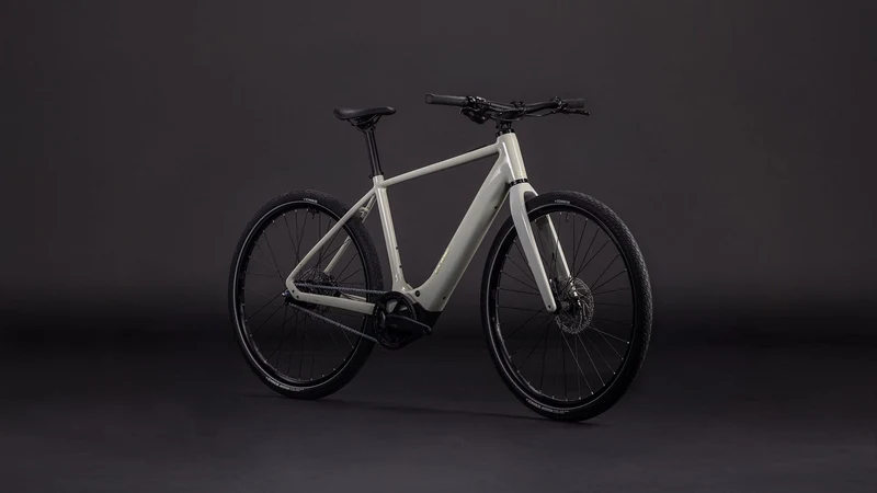Cube Editor Hybrid SLX 400X Wh E-Bike Diamant 28" reedbeige´n´chrome